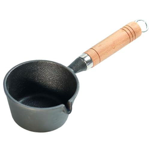 MOLUCKFU Gusseiserne Pfanne Für Omelettes Hohe Antihaft Bratpfanne Ideal Für Gas Und Induktionsherde Hitzebeständiger Kochtopf Für Milch Und Soßen Vielseitig Einsetzbar MOLUCKFU Gusseiserne Pfanne Für Omelettes Hohe Antihaft Bratpfanne Ideal Für Gas Und Induktionsherde Hitzebeständiger Kochtopf Für Milch Und Soßen Vielseitig Einsetzbar von MOLUCKFU