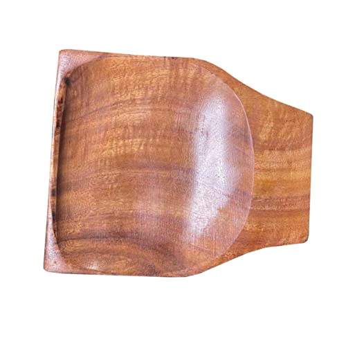 MOLUCKFU Holz Löffelablage Kochlöffelhalter Küchenutensilien Organizer aus Hochwertigem Holz Glatte Oberfläche Wiederverwendbar Umweltfreundlich Einfache Stilvolle Küchen Dekoration von MOLUCKFU