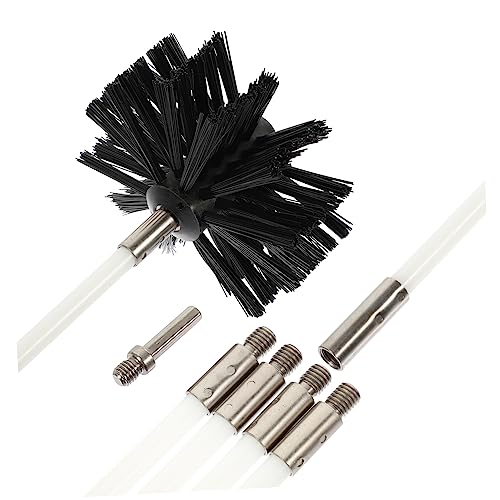 MOLUCKFU Kaminreinigungs-Set Mit Robuster Bürstenstange Für Trocknerentlüftung Und Kaminreinigung Küche von MOLUCKFU