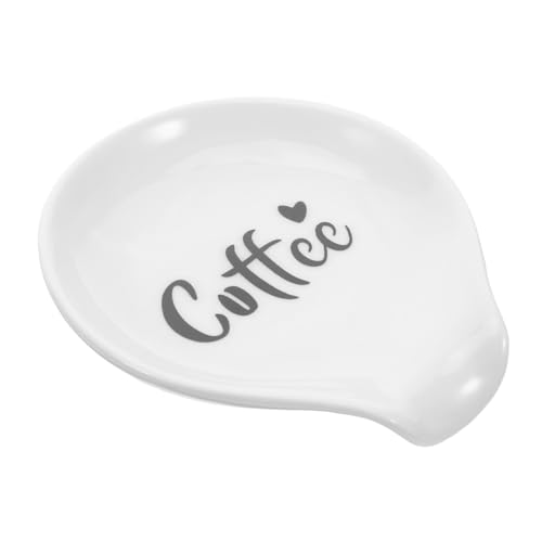 MOLUCKFU Keramik Löffelablage für Kaffee Kleiner Porzellan Löffelhalter Spülmaschinenfest Stabiler Kaffeelöffelhalter für Bar Zubehör Küchenrührerständer Kompakt und Dekorativ MOLUCKFU Keramik Löffelablage für Kaffee Kleiner Porzellan Löffelhalter Spülmaschinenfest Stabiler Kaffeelöffelhalter für Bar Zubehör Küchenrührerständer Kompakt und Dekorativ von MOLUCKFU