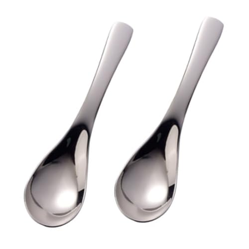 MOLUCKFU Kinder Esslöffel Aus Edelstahl Reislöffel Und Dessertlöffel Für Kinder Praktisches Kindergeschirr Mit Angenehmen Griffdesign MOLUCKFU Kinder Esslöffel Aus Edelstahl Reislöffel Und Dessertlöffel Für Kinder Praktisches Kindergeschirr Mit Angenehmen Griffdesign von MOLUCKFU