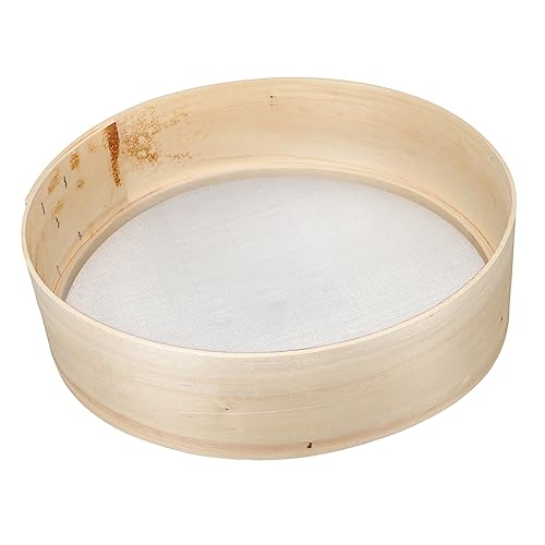 MOLUCKFU Manuelles Mehlsieb Stabiles Mehlsieb Aus Holz Zum Backen Für Küche Und Gebrauch MOLUCKFU Manuelles Mehlsieb Stabiles Mehlsieb Aus Holz Zum Backen Für Küche Und Gebrauch von MOLUCKFU