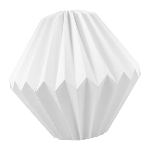 MOLUCKFU Modern Faltbarer Lampenschirm aus Papier Stilvolle Lampenabdeckung für Wohnzimmer Esszimmer Dekorative Leichte Hängelampe mit Elegantem Design Vielseitig Einsetzbar für Wohnräume von MOLUCKFU