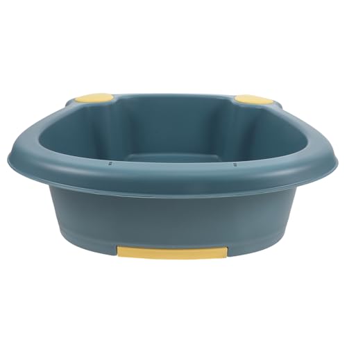 MOLUCKFU Multifunktionales Waschbecken mit Waschbrett Kleiner Wäscheeimer für Zuhause für Kleine Wohnungen Integriertes Waschbrett Platzsparendes Design und Verspieltes Cartoon Design von MOLUCKFU
