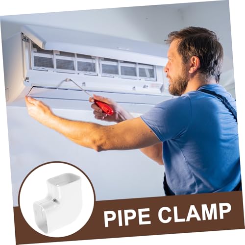 MOLUCKFU PVC Luftkanal Abdeckung Winkel für Zentrale Klimaanlagenrohre Schutzabdeckung für Kompakte Klimagerätesysteme Leicht Zuschneidbar Kompatibel mit Verschiedenen MOLUCKFU PVC Luftkanal Abdeckung Winkel für Zentrale Klimaanlagenrohre Schutzabdeckung für Kompakte Klimagerätesysteme Leicht Zuschneidbar Kompatibel mit Verschiedenen von MOLUCKFU
