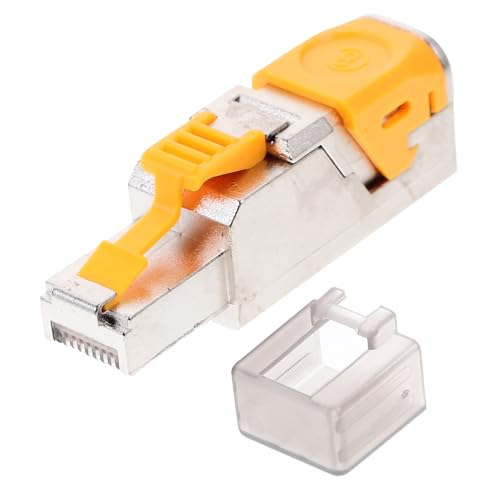 MOLUCKFU Pin Netzwerkstecker Werkzeuglos Geschirmt Cat Ethernet Connector für Desktop Laptop Router und Smart Tv Zuverlässige Netzwerkverbindung Einfaches Setup MOLUCKFU Pin Netzwerkstecker Werkzeuglos Geschirmt Cat Ethernet Connector für Desktop Laptop Router und Smart Tv Zuverlässige Netzwerkverbindung Einfaches Setup von MOLUCKFU