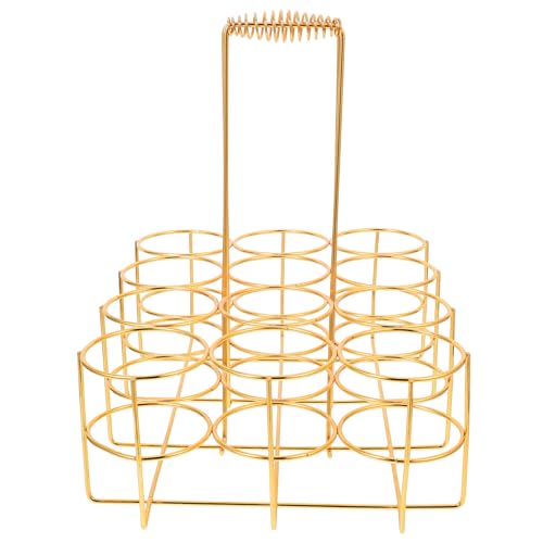 MOLUCKFU Praktischer Bierflaschenträger für Flaschen Kompakter Bierkorb mit Griff für Bar Ktv Party und Geschenk Robuster Aufbewahrungsbehälter für Bierflaschen von MOLUCKFU