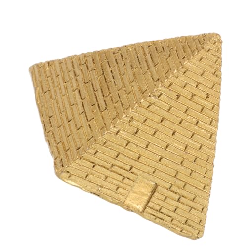 MOLUCKFU Pyramidenskulptur Aus Harz Antik Ägyptisches Dekor Figur Schreibtisch Garten Souvenir Miniatur Ornament Handwerk Stil von MOLUCKFU