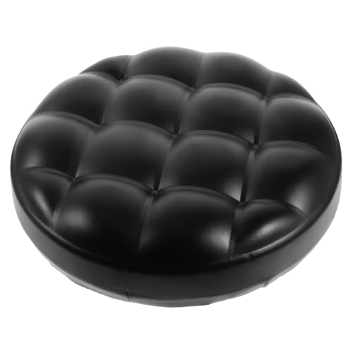 MOLUCKFU Runder Barhocker Sitz Ersatz Pu-sitzkissen Hocker Sitzfläche Stuhl-pu-Sitz Rundes Barstuhl-sitzpolster Hocker Zubehör von MOLUCKFU