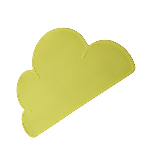 MOLUCKFU Shaped Silikon Platzset Für Junge Mädchen Rutschfestes Hitzebeständiges Design Unterlage Für Teller Schalen Und Tassen Zufälligen Farben Perfektes Essgeschirr Für Zuhause Und von MOLUCKFU