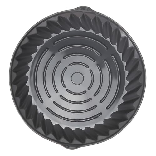 MOLUCKFU Silikonform Airfryer Einsatz Rund Wiederverwendbar Antihaftend Hitzebeständig Silikon Backmatte für Heißluftfritteuse Vielseitig für Fleisch Gemüse Desserts MOLUCKFU Silikonform Airfryer Einsatz Rund Wiederverwendbar Antihaftend Hitzebeständig Silikon Backmatte für Heißluftfritteuse Vielseitig für Fleisch Gemüse Desserts von MOLUCKFU