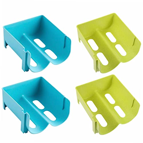 MOLUCKFU Stapelbare Racks 4pc Kühlschrank Flasche Organisatoren Trinken Können Lagerung Topf von MOLUCKFU
