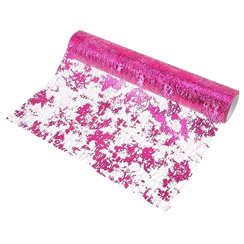 MOLUCKFU Tischläufer aus Chiffon Knitterfrei und Wasserabweisend für Hochzeiten Partys und Esszimmerdekoration Vielseitig Einsetzbar Tischdeko oder von MOLUCKFU