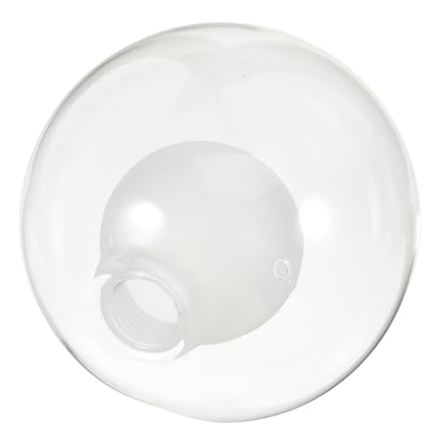 MOLUCKFU Transparenter Glasschirm Kugelform Ersatz Lampenschirm Deckenleuchte Fassung Wohnzimmer Küche Schlafzimmer Einfache Montage von MOLUCKFU
