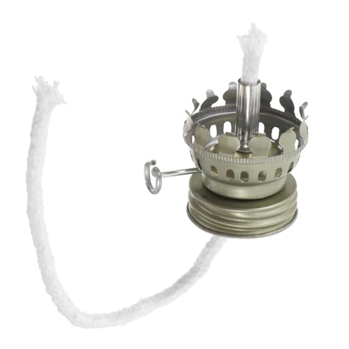 MOLUCKFU Vintage Petroleumlampe Öllampe Dochtsockel Metallsockel Regler von MOLUCKFU