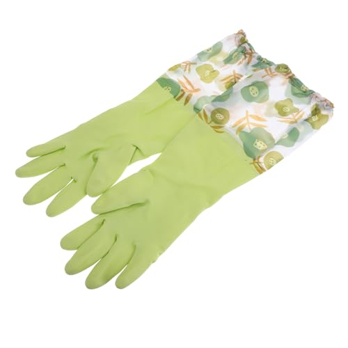 MOLUCKFU Wasserdichte Langlebige Küchenhandschuhe mit Verlängertem Handgelenkschutz für Geschirrspülen Gartenarbeit und Haustierpflege Wiederverwendbare Grüne Haushaltshandschuhe Einfach MOLUCKFU Wasserdichte Langlebige Küchenhandschuhe mit Verlängertem Handgelenkschutz für Geschirrspülen Gartenarbeit und Haustierpflege Wiederverwendbare Grüne Haushaltshandschuhe Einfach von MOLUCKFU