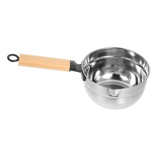 MOLUCKFU Wasserkelle mit Holzgriff Multifunktionale Küchenkelle zum Servieren von Suppen Gießen der Küche Ergonomisch und Leicht zu Reinigen MOLUCKFU Wasserkelle mit Holzgriff Multifunktionale Küchenkelle zum Servieren von Suppen Gießen der Küche Ergonomisch und Leicht zu Reinigen von MOLUCKFU
