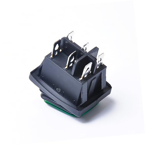 MOLUCKFU 12v Rocker Toggle Switch off Schalter Für Auto Und Boot Polig Mit Grüner Und Spritzwassergeschützt MOLUCKFU 12v Rocker Toggle Switch off Schalter Für Auto Und Boot Polig Mit Grüner Und Spritzwassergeschützt von MOLUCKFU