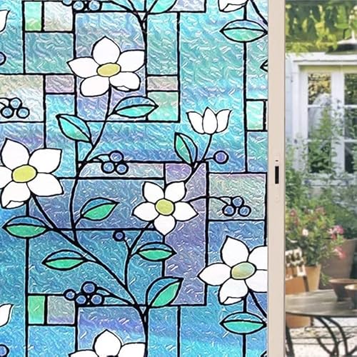 Fensterfolien ohne Kleber, statisch haftende Glastürfolie, mattierte Sichtschutzglasaufkleber, UV-Schutz, Wärmekontrolle für die Heimbüro-Dekoration Fensterfolien ohne Kleber, statisch haftende Glastürfolie, mattierte Sichtschutzglasaufkleber, UV-Schutz, Wärmekontrolle für die Heimbüro-Dekoration von MOLUO