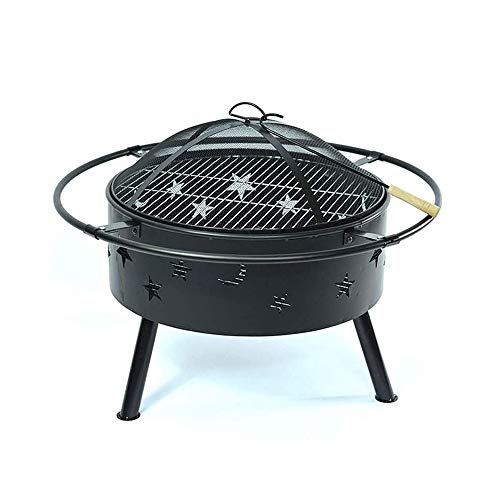 MOLVUS Bonfire Party Big Brazier Outdoor Barbecue Courtyard Holzkohle Heizung Ofen Grillofen Holzofen Holz Brennholz Camp Brazier von MOLVUS