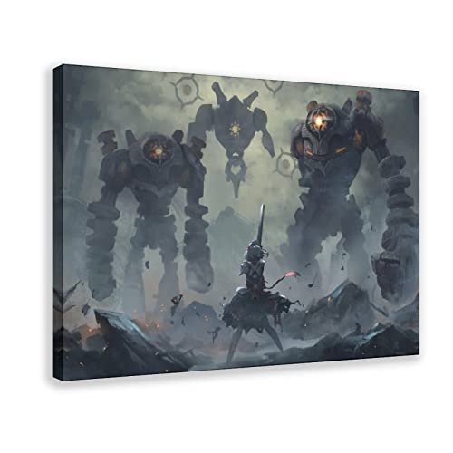 MOLVUS Noelle Genshin Impact Z Leinwand-Poster, Wandkunst, Dekordruck, Bild, Gemälde für Wohnzimmer, Schlafzimmer, Dekoration, Rahmenstil, 50 x 75 cm (20 x 30 Zoll) von PEDDCEX