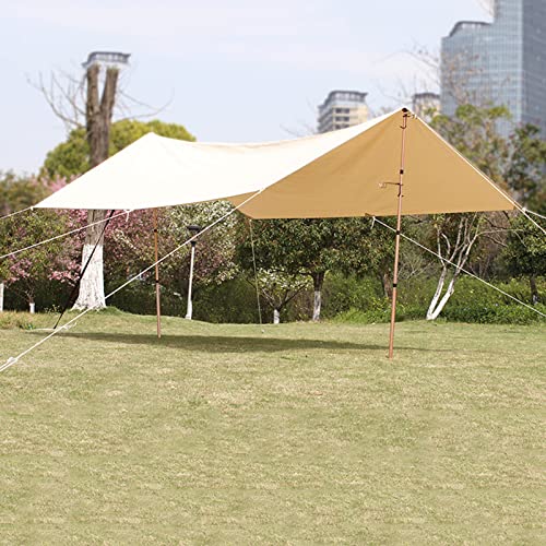 MOLVUS Pyramidenzelt Indianer Tipi Zelte mit Sonnenschutz 3 4 Personen Familienzelt Wasserdicht Outdoor Camping Baumwollzelt Jurte Zelt für Bergsteigen Wandern Camping von MOLVUS