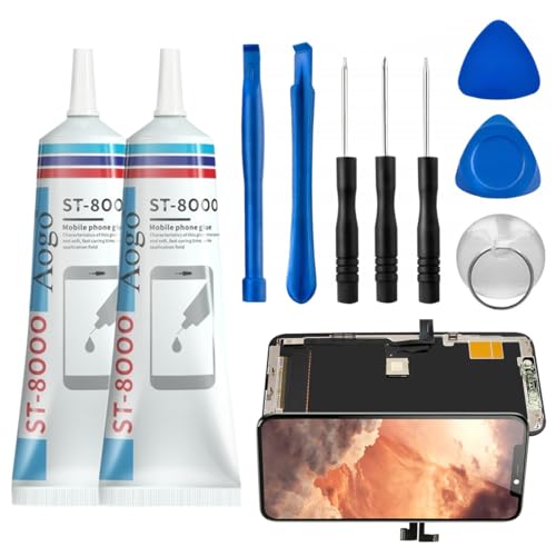 MOLZINY 2 Stück 15ml Handy Kleber Handy Display Kleber Mehrzweckkleber wasserfest und überstreichbar Display Kleber Smartphone Mit Reparaturwerkzeugen, geeignet für Holz, Glas, Keramik MOLZINY 2 Stück 15ml Handy Kleber Handy Display Kleber Mehrzweckkleber wasserfest und überstreichbar Display Kleber Smartphone Mit Reparaturwerkzeugen, geeignet für Holz, Glas, Keramik von MOLZINY