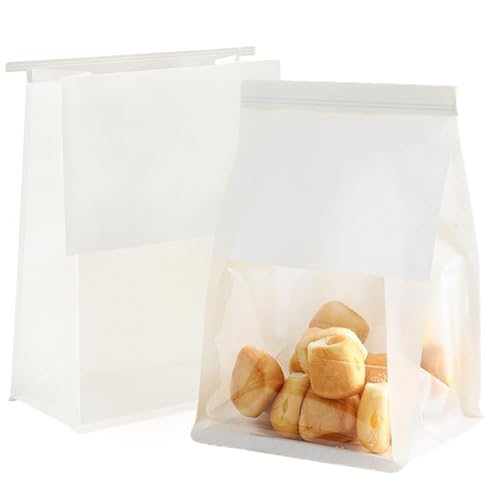MOMAHUA 30 Stück Kraftpapier Brotbeutel mit Fenster Zinnverschluss, 16x26cm Toast Verpackung Taschen Weiß Butterbrottüten Papiertüten Bäcker Bäckertüten für Brot Keks SüßIgkeiten Hausgemachtes Brot MOMAHUA 30 Stück Kraftpapier Brotbeutel mit Fenster Zinnverschluss, 16x26cm Toast Verpackung Taschen Weiß Butterbrottüten Papiertüten Bäcker Bäckertüten für Brot Keks SüßIgkeiten Hausgemachtes Brot von MOMAHUA