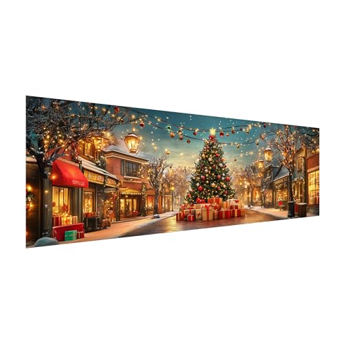 MOMAKA Groß 5D Diamond Painting Kits Weihnachtsbaum, DIY Diamant Malerei Full Drill Set Haus, Runde Diamant Arts Craft Cross Stickerei Malerei Kits für die Home Wanddekoration 30x80 cm MOMAKA Groß 5D Diamond Painting Kits Weihnachtsbaum, DIY Diamant Malerei Full Drill Set Haus, Runde Diamant Arts Craft Cross Stickerei Malerei Kits für die Home Wanddekoration 30x80 cm von MOMAKA