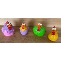 Lustiges Huhn Moorhuhn Deko Figur Beton & Keraflott von MOMOGeschenkeLaden