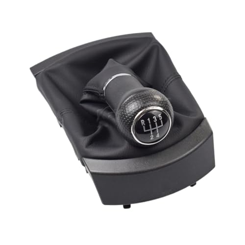 Auto Schaltknauf Für SITZ Für Ibiza 2002 2003 2004 2005 2006 2007 2008 Staub Abdeckung 5 Geschwindigkeit Auto Schaltknauf Hebel Stick Gamasche Boot Abdeckung Kragen(5 Speed Black Line) von MOMOHCHGBT