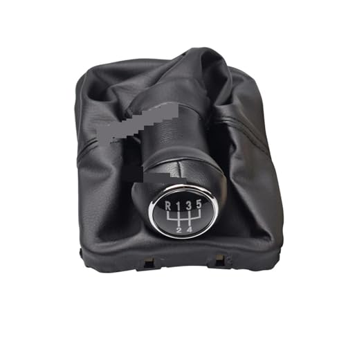 MOMOHCHGBT Auto Schaltknauf Für VW Für Käfer 1998 1999 2000 2001 2002 2003 2004 2005 2006 2007 2008 2009 2010 5 Geschwindigkeit Getriebe Stick Schaltknauf Boot(5 Speed Black) von MOMOHCHGBT