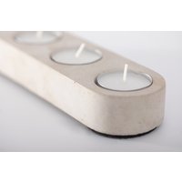 4Er-Teelichthalter Aus Beton von MOMOKOStudioShop