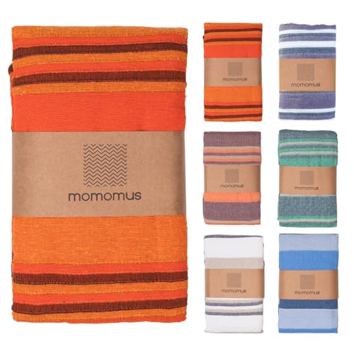 MOMOMUS Picknickdecke XXL für den Strand - Faltbar, Groß und Mit Fransen - Strandmatte/Stranddecke Sandfrei für Picknicks oder Leichte Campingdecke - Orange, 210x240 cm MOMOMUS Picknickdecke XXL für den Strand - Faltbar, Groß und Mit Fransen - Strandmatte/Stranddecke Sandfrei für Picknicks oder Leichte Campingdecke - Orange, 210x240 cm von MOMOMUS