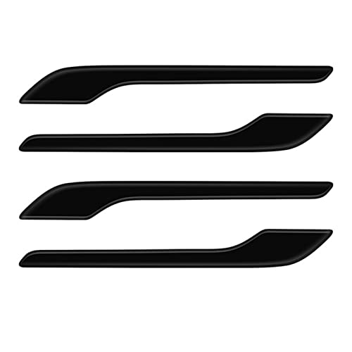 MOMOTOU Autotürgriffabdeckung 4 Stück Autotürgriffschutz Anti-Scratch Luminous Türgriffschutz Flim Aufkleber für Tesla Model 3 Model Y 2019-2022 (Schwarz) von MOMOTOU