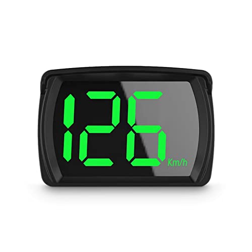 MOMOTOU Universal Auto GPS Digital Tachometer HUD 5V USB Head-Up Display 3,5cm Große Schrift Anzeige KMH/MPH für Auto Fahrrad Motorrad (KM/H) von MOMOTOU
