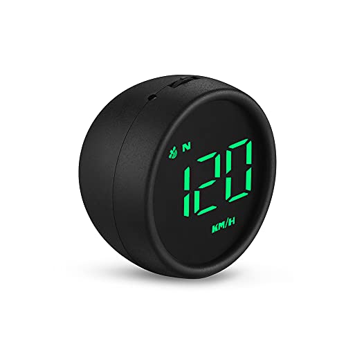 MOMOTOU Universal Auto HUD Head-up Display GPS Geschwindigkeitsmesser Kilometerzähler Digital Geschwindigkeitsanzeige über Geschwindigkeit Alarmanlage Für Bike Motorrad LKW Auto von MOMOTOU