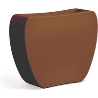Blumentopf aus Harz 100x31 cm h 80 mod. Heart Braun Blumentopf aus Harz 100x31 cm h 80 mod. Heart Braun von MONACIS