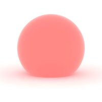 Monacis - Hoop Bright Lichtlampe Kugellampe mit led Made in Italy für den Außenbereich -Rot / Mittel / Mit Kabel von MONACIS
