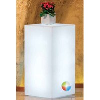 Led-Lampe aus Harz 40x40 h 80 cm mod. Youcube multicolor led mit Solarbatterie von MONACIS