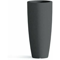Runde und hohe Vase Cromia Stilo, einfarbig, für draußen und drinnen 'Made in Italy -Anthrazit / Ø40 x h 90 cm Runde und hohe Vase Cromia Stilo, einfarbig, für draußen und drinnen 'Made in Italy -Anthrazit / Ø40 x h 90 cm von MONACIS