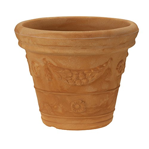 Vase Doppelrand Girlande Impruneta Ø45 x (H) 36,5 cm von MONACIS