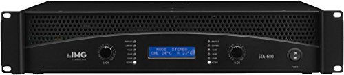 IMG STAGELINE STA-600 Professionelle Stereo-PA-Verstärker schwarz von MONACOR