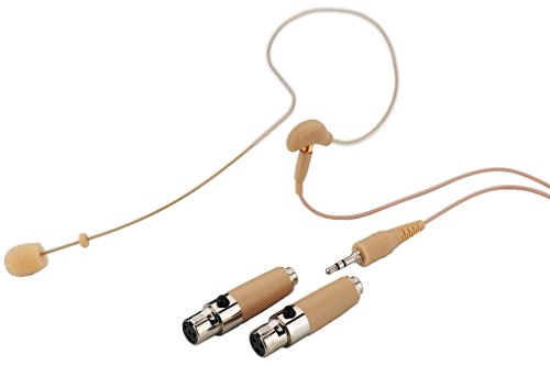MONACOR Stageline HSE-70A/SK Ultraleichtes Ohrenband-Mikrofon, 235190, natur von MONACOR