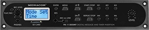 Monacor PA-1120DMT ELA-Programmwähler von MONACOR