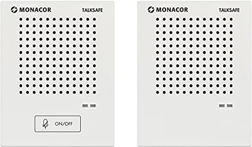Monacor TALKSAFE Gegensprechanlage Kabelgebunden Weiß, Multicolor von MONACOR