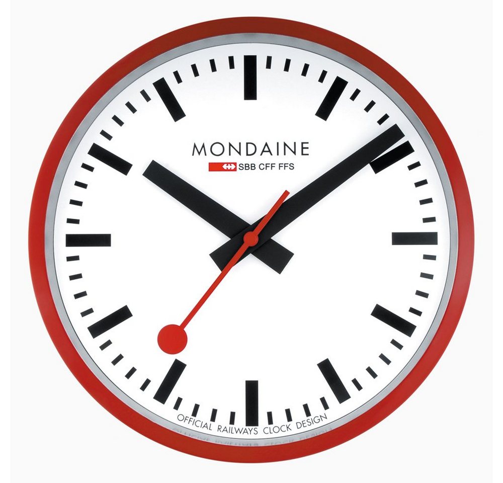 MONDAINE Wanduhr Wanduhr klassisch - Serie: Mondaine Wanduhren - A990.CLOCK.11SBC MONDAINE Wanduhr Wanduhr klassisch - Serie: Mondaine Wanduhren - A990.CLOCK.11SBC von MONDAINE
