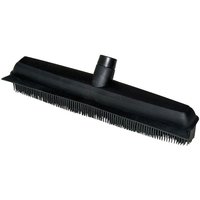 Gummibürste mit Gewinde 34x3x6cm aus schwarzem Gummi von MONDEX