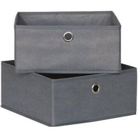 Mondex - Posten of 2 Ordnungsboxen 28x28x13cm gewebt ungewebt von MONDEX