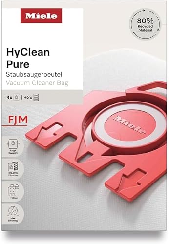 Mondo Casa Kompatibel mit Miele FJM Kompatibel mit HyClean Efficiency Staubsaugerbeutel Compact aus Mikrofaser Farbe Weiß Mondo Casa Kompatibel mit Miele FJM Kompatibel mit HyClean Efficiency Staubsaugerbeutel Compact aus Mikrofaser Farbe Weiß von MONDO CASA